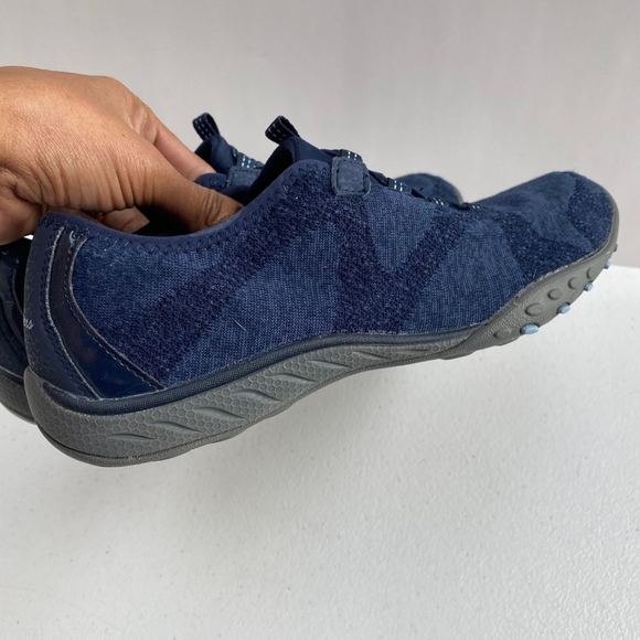 Skechers Womens Relaxed Fit Memory Foam Navy Blue Shoes Size7.5M Comfort  23855 - Picture 4 of 15